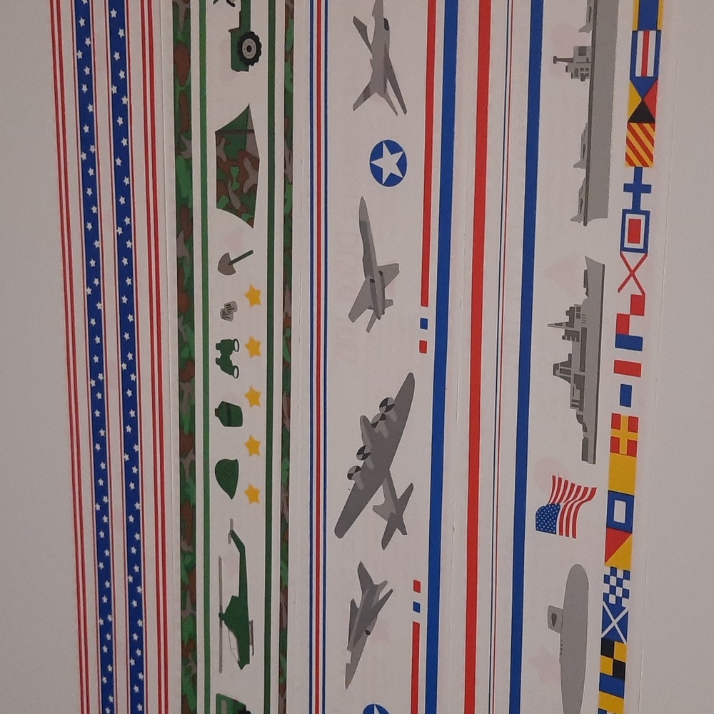 US Airforce, Navy, Marines, Stars & Stripes MRS GROSSMAN stickers